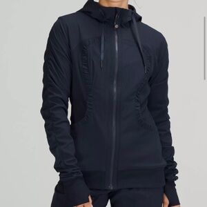 Lululemon Reversible Hoodie True Navy/Heathered Navy sz 10